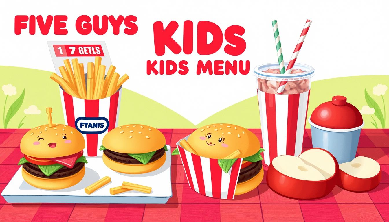 Five Guys Kids Menu