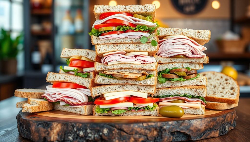 Handmade deli sandwiches