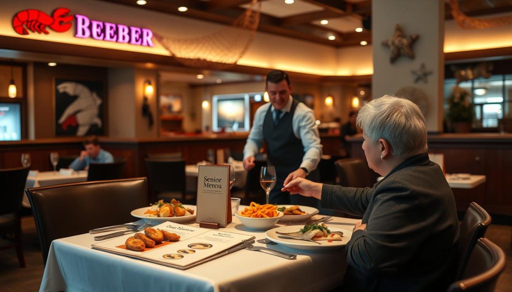 How to order Red Lobster senior menu