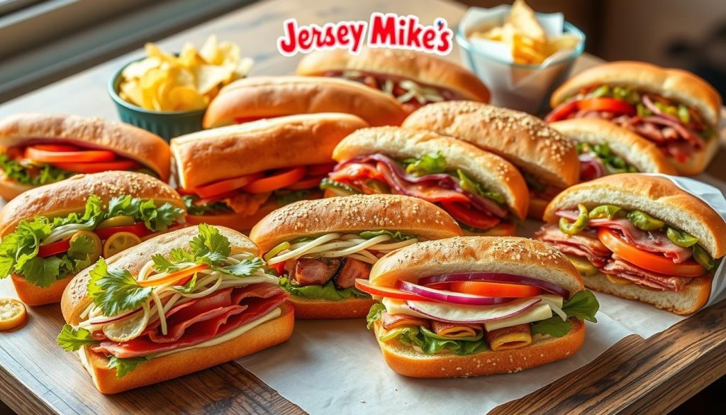 Jersey Mike's food options