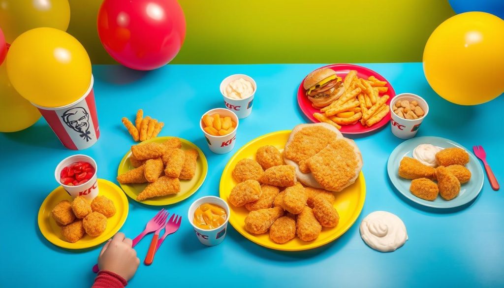 KFC Kids Menu and kid-friendly options