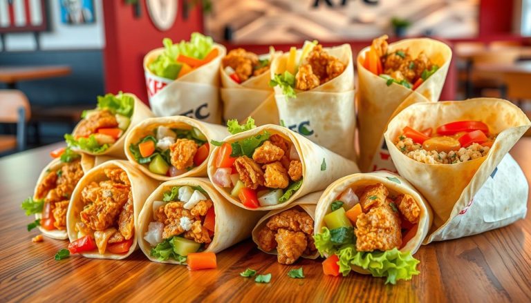 KFC Wraps Menu