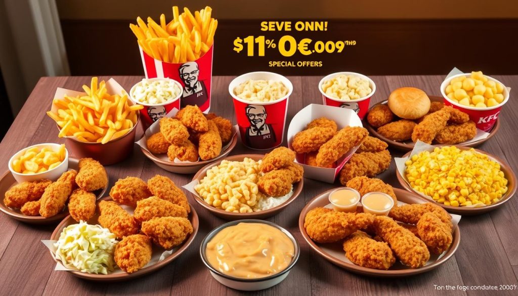 KFC combos and special offers