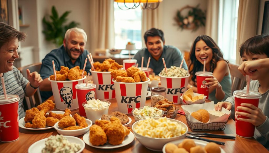 KFC family meal deals for larger gatherings