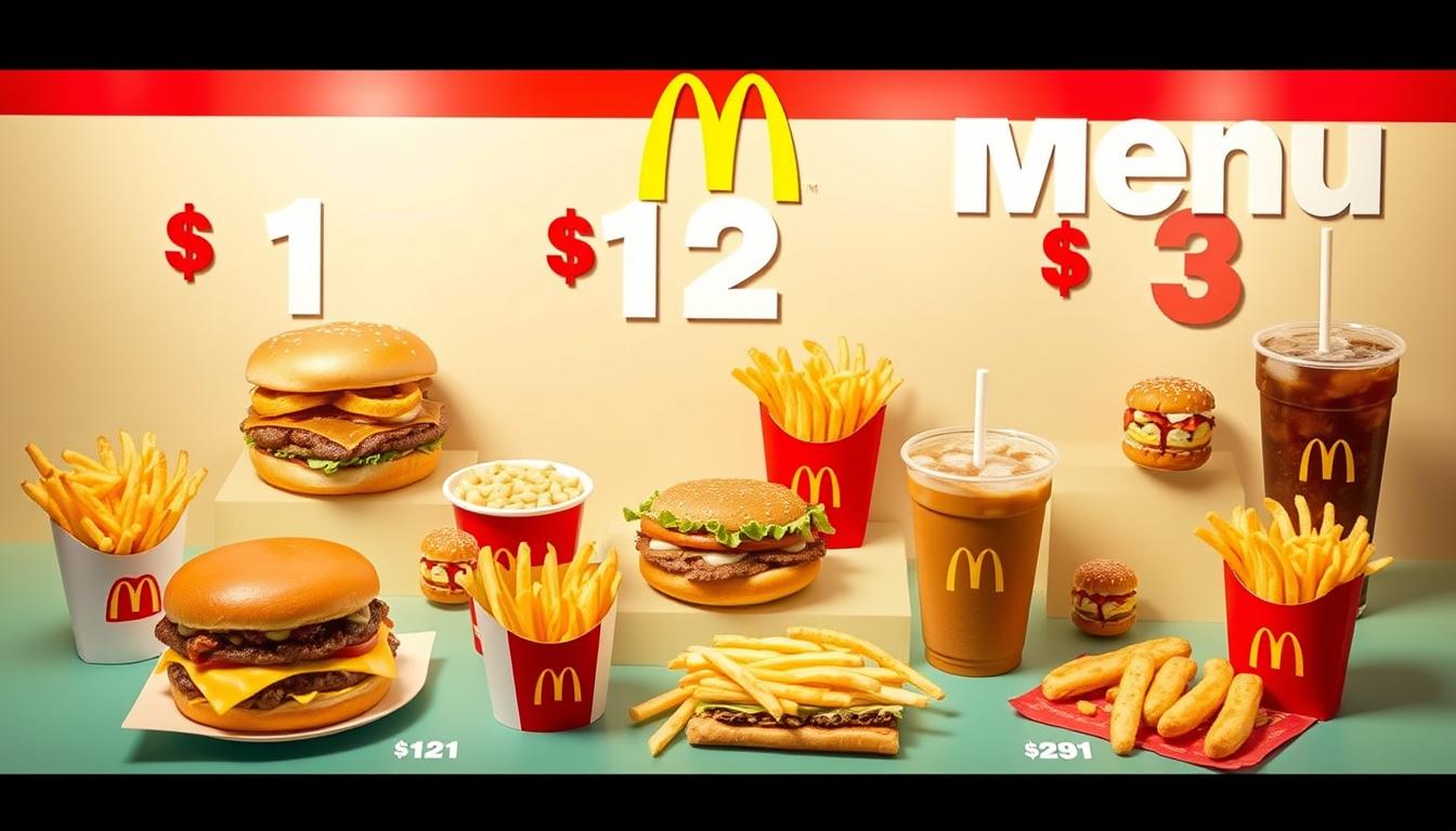 McDonald's $1 $2 $3 Menu with Prices