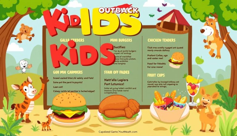 Outback Steakhouse Kids Menu