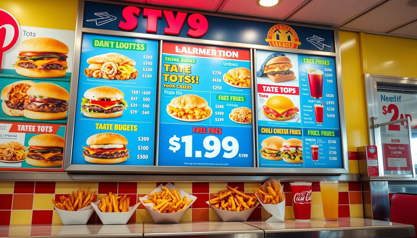 Sonic $1.99 Menu