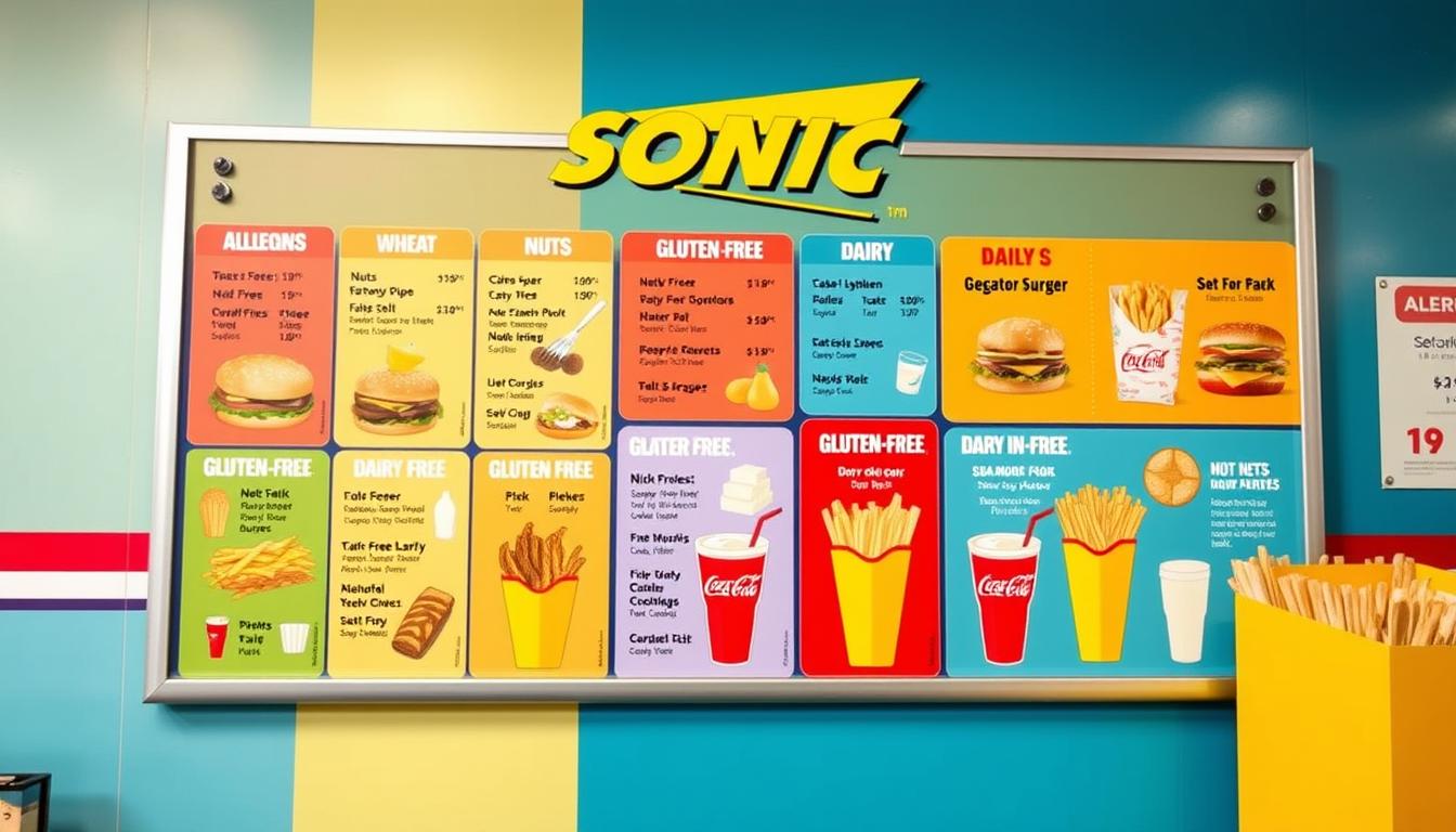 Sonic Allergen Menu