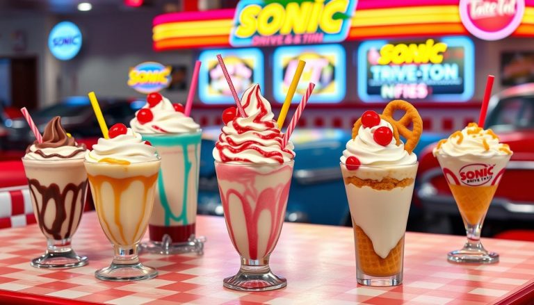 Sonic Dessert Menu