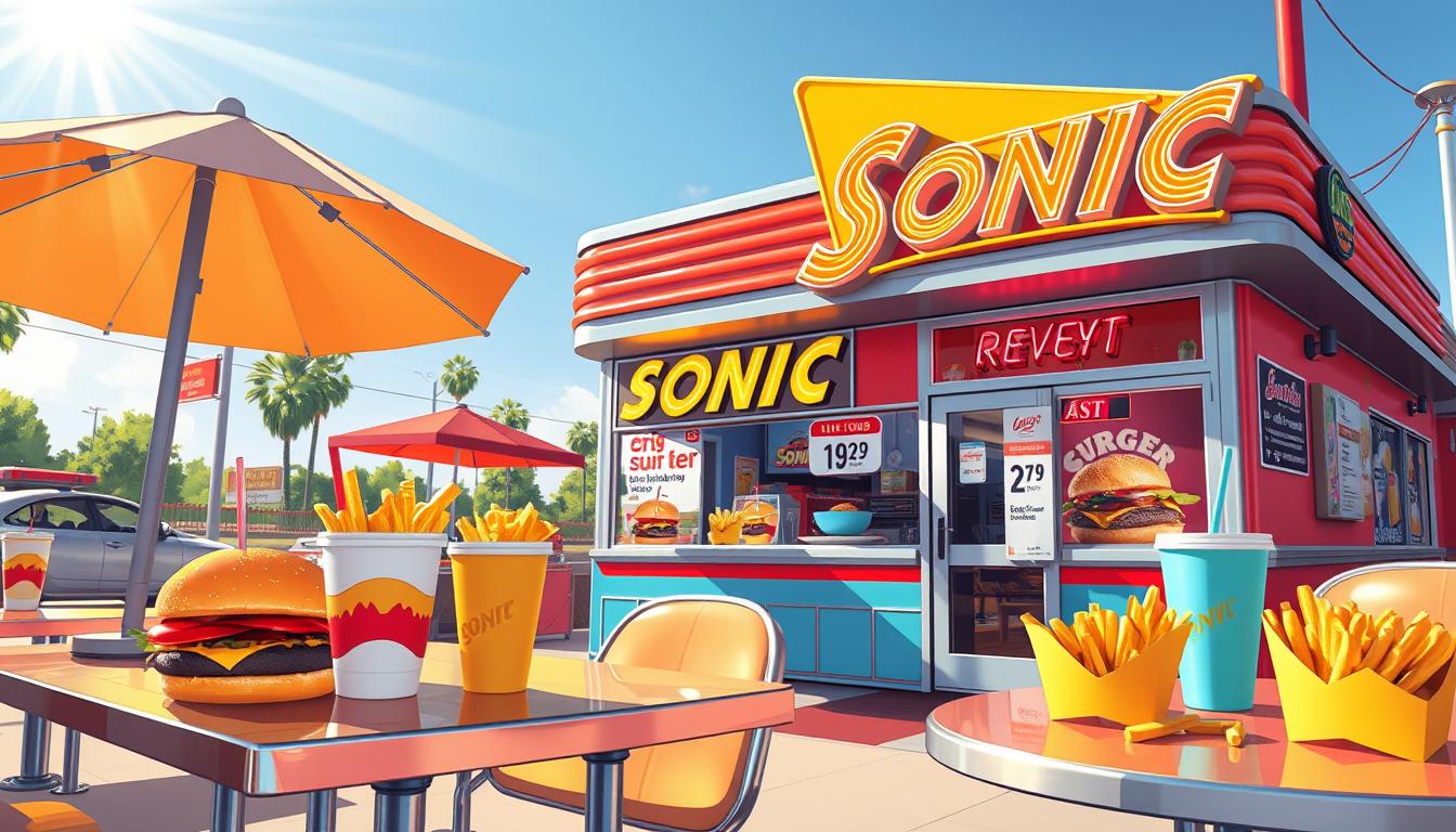 Sonic Happy Hour Menu