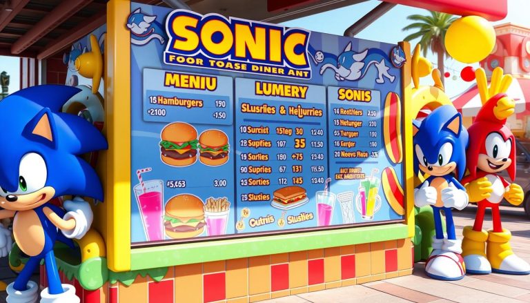 Sonic Menu