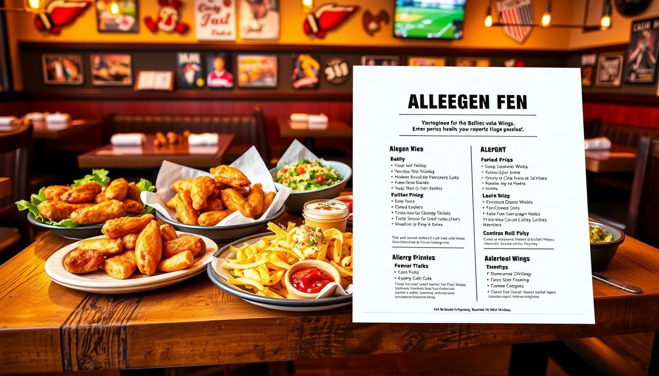 buffalo wild wings allergen menu