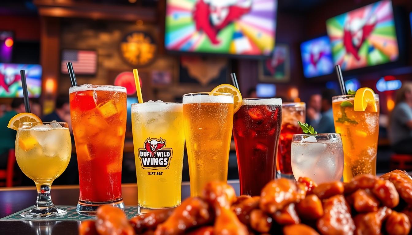 buffalo wild wings drink menu