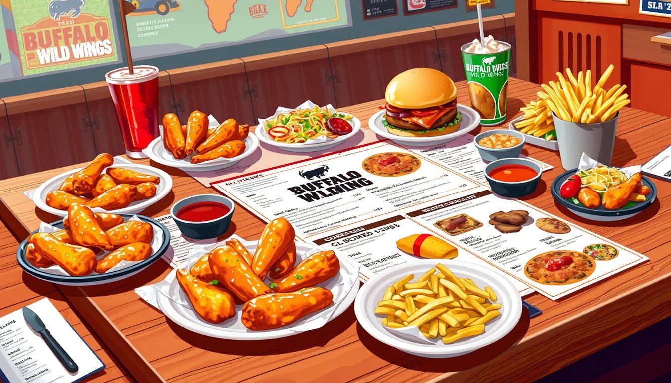 buffalo wild wings menu