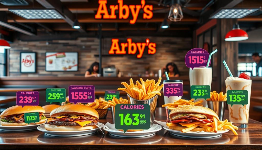 calorie counting at Arby’s