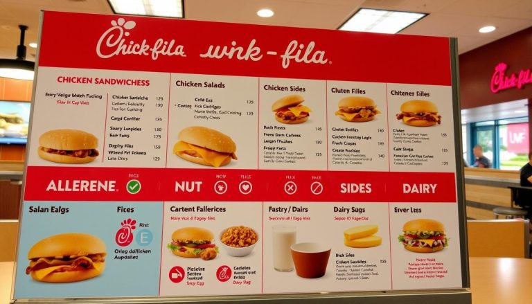 chick fil a allergen menu