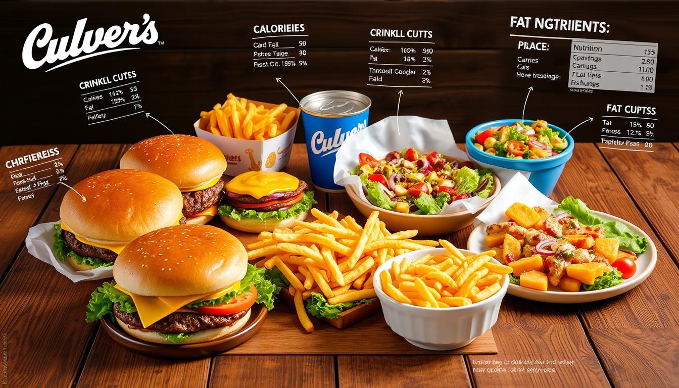 culvers menu nutrition