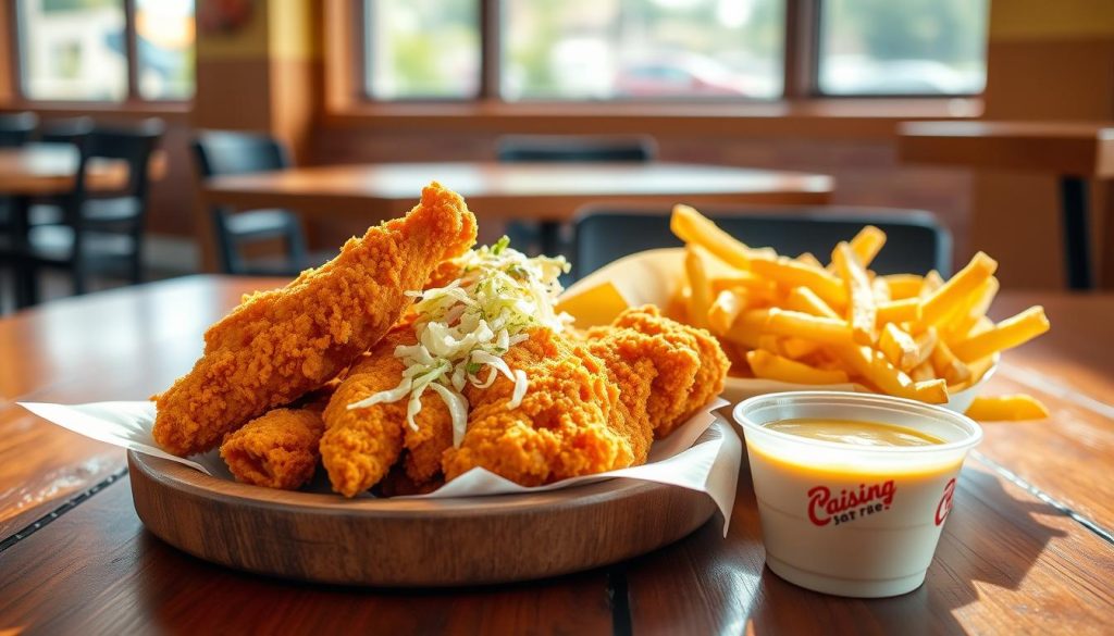 dairy-free dining at Raising Cane's