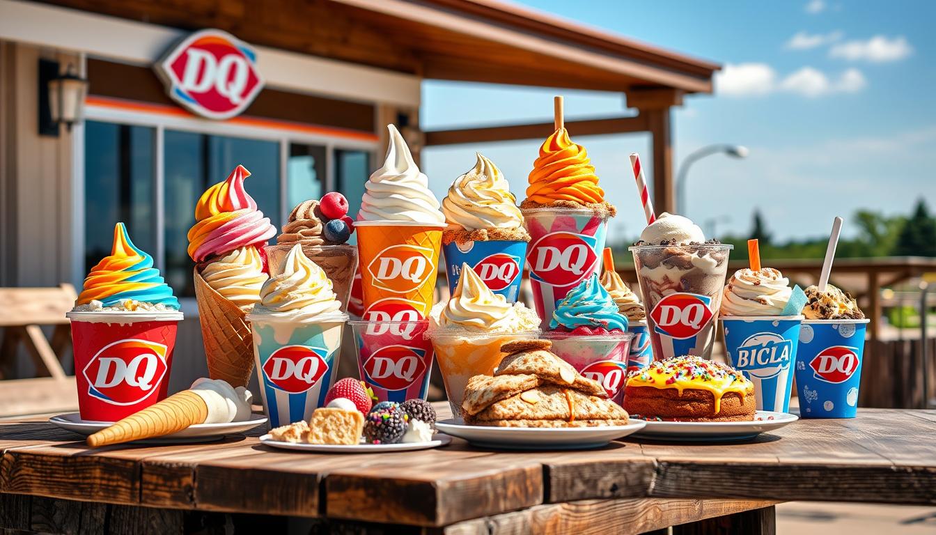 dairy queen ice cream menu