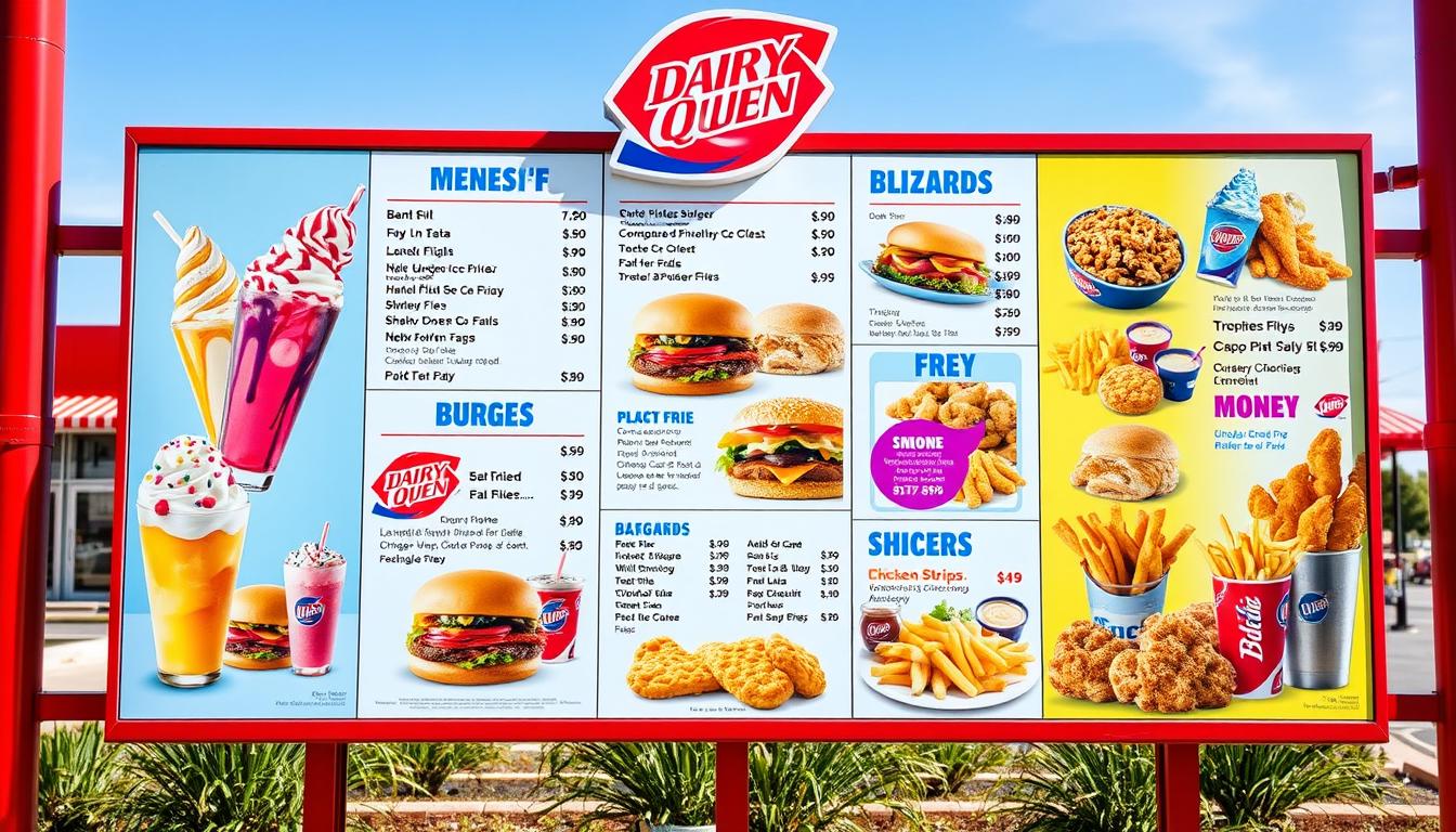 dairy queen menu