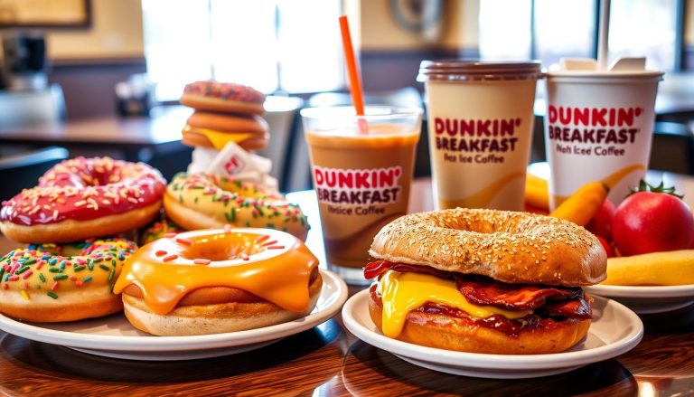 dunkin breakfast menu