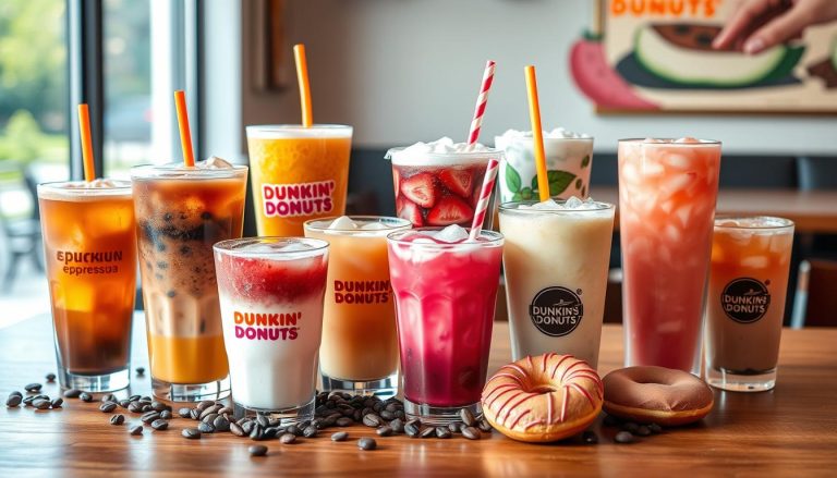 dunkin donuts drink menu