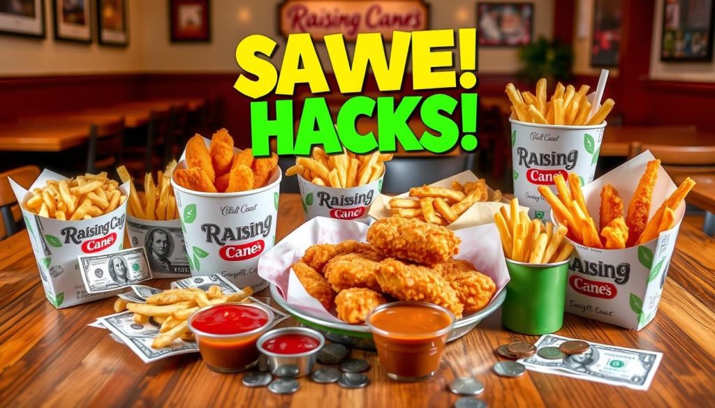 money-saving hacks raising Cane's