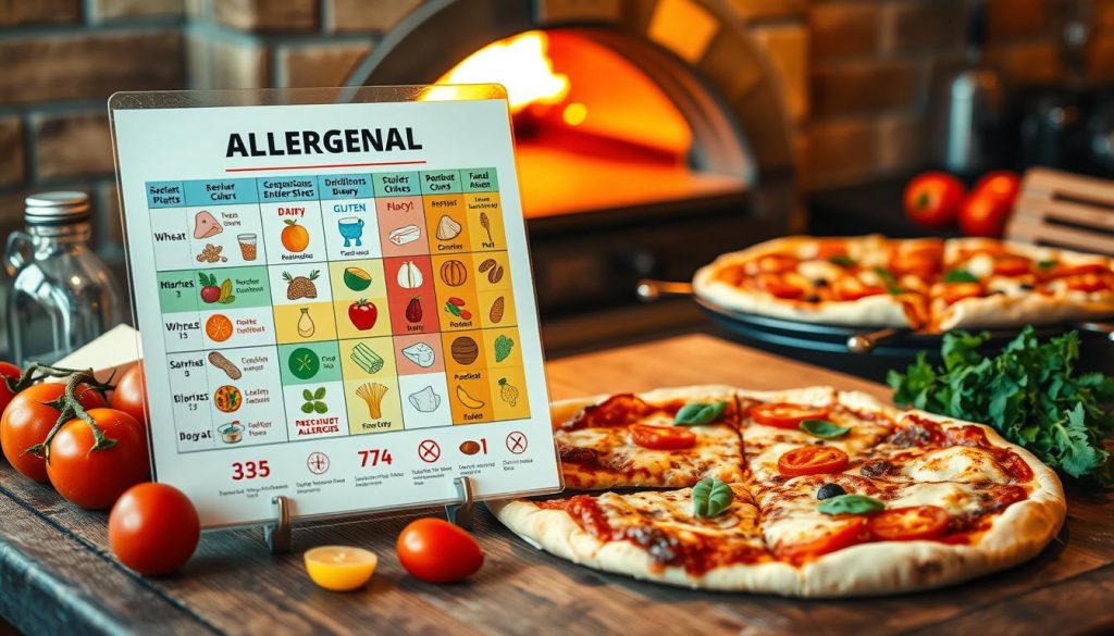 navigating allergen chart