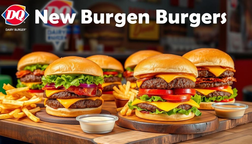 new items on dairy queen burgers menu