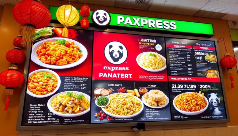 panda express menu