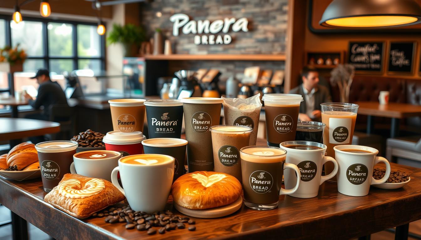 panera bread coffee menu