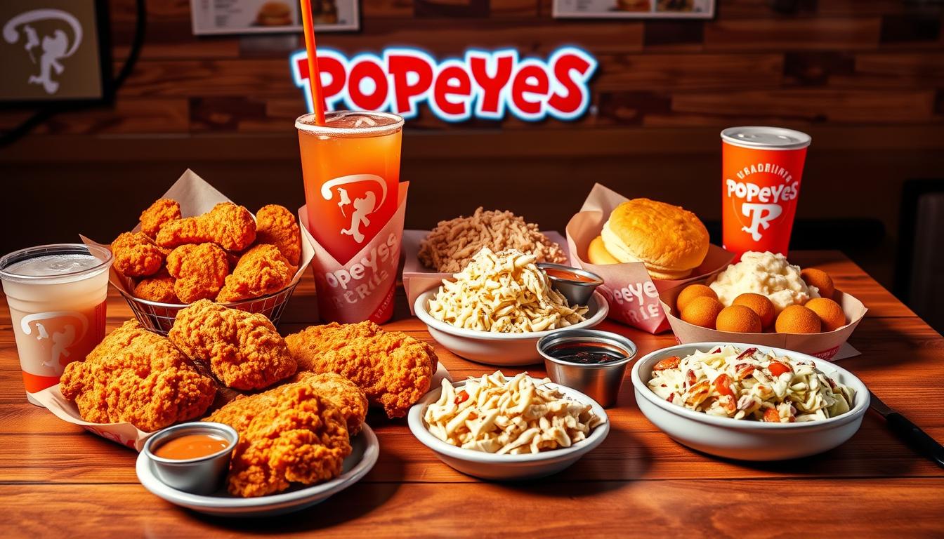 popeyes chicken menu