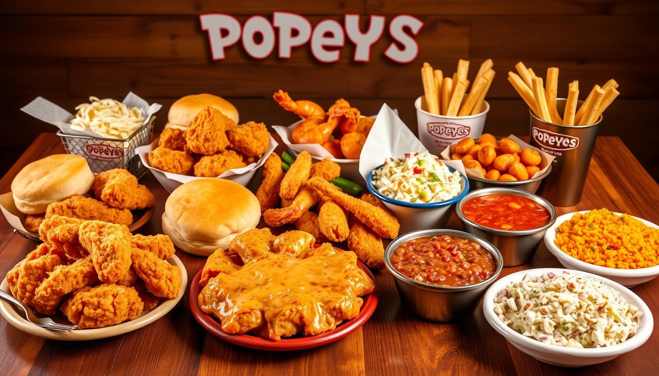 popeyes menu