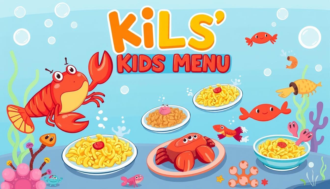 red lobster kids menu