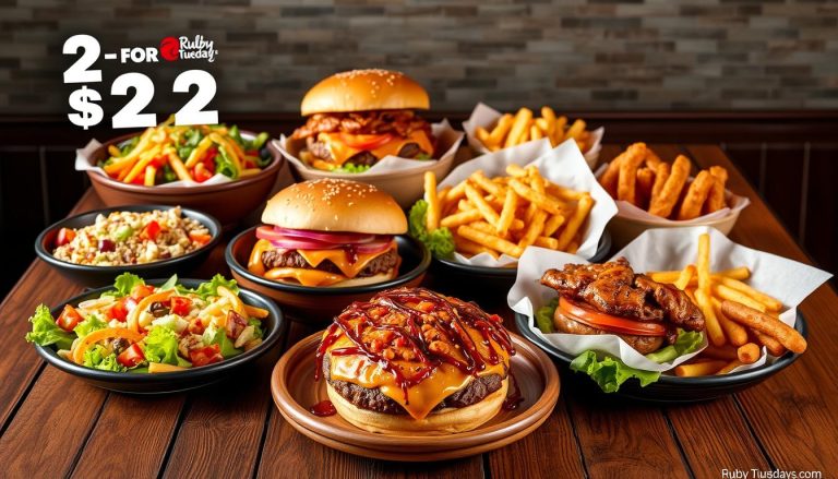 ruby tuesday 2 for $22 menu