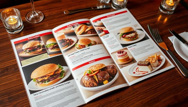 ruby tuesday restaurant menu