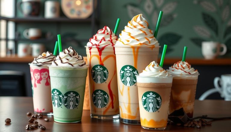 starbucks frappuccino menu