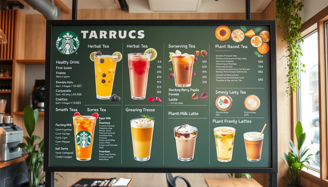 starbucks nutrition menu