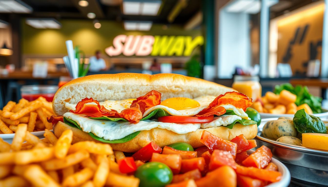 subway breakfast menu