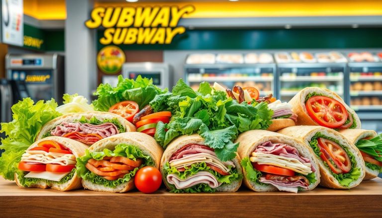 subway sandwich menu