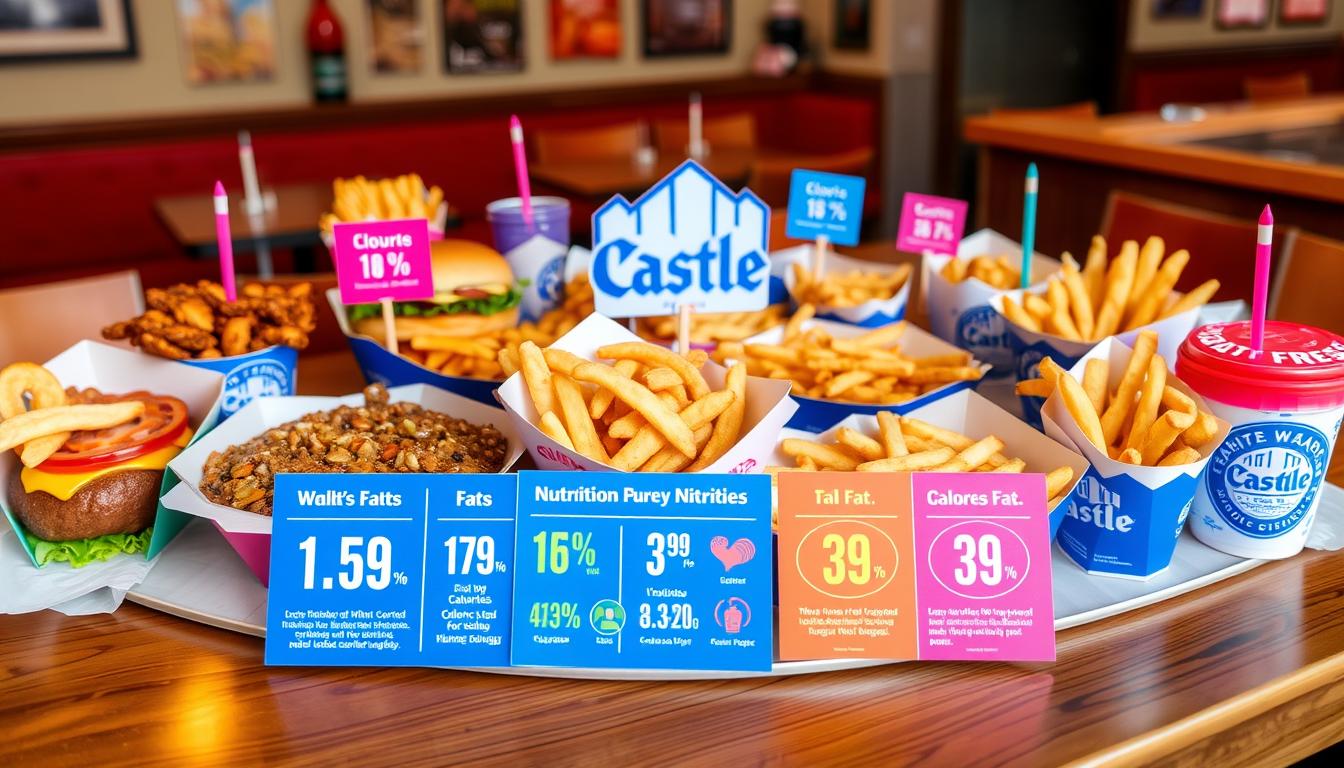 white castle menu nutrition