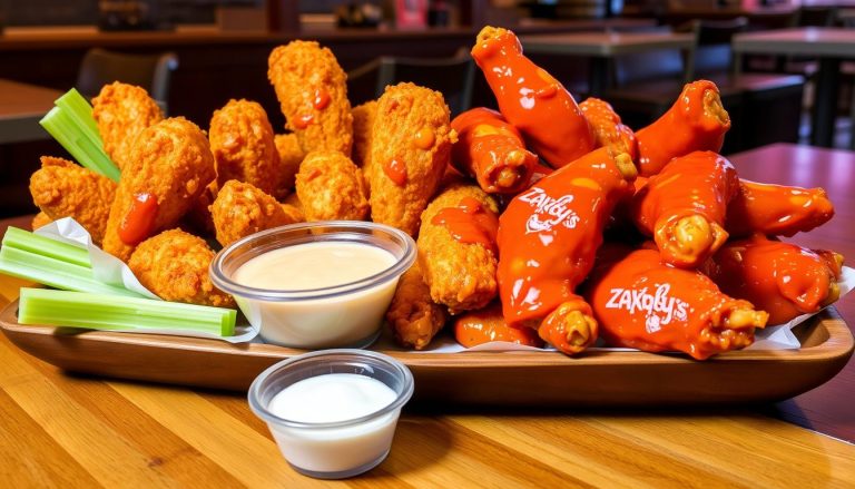 zaxby's chicken fingers & buffalo wings menu