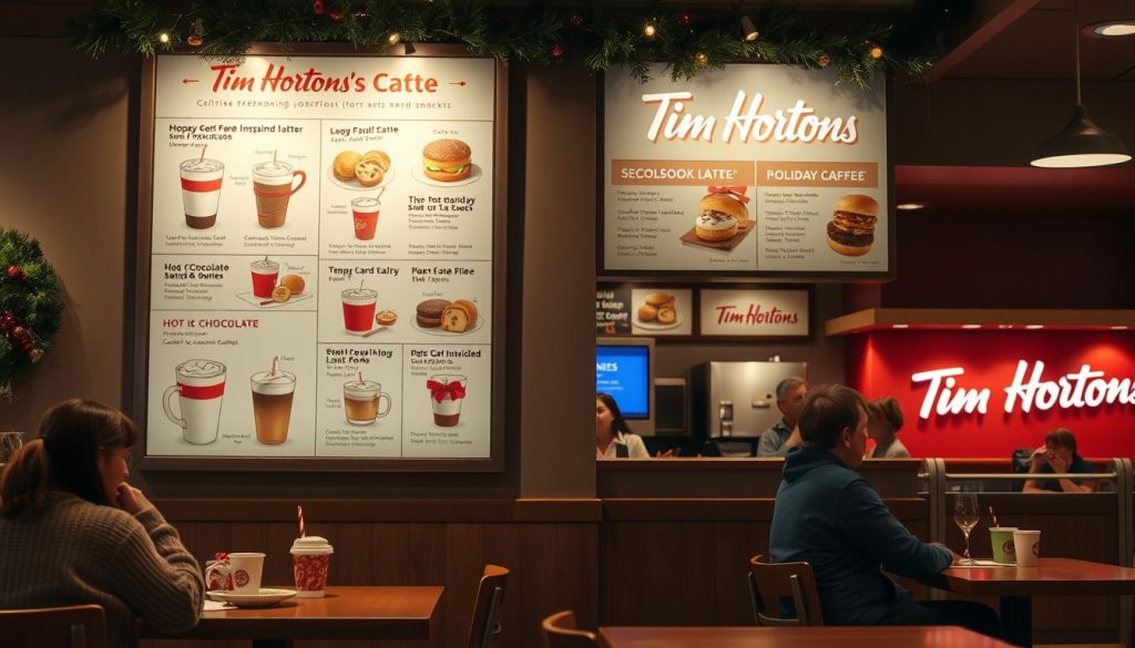 Tim Hortons seasonal menu